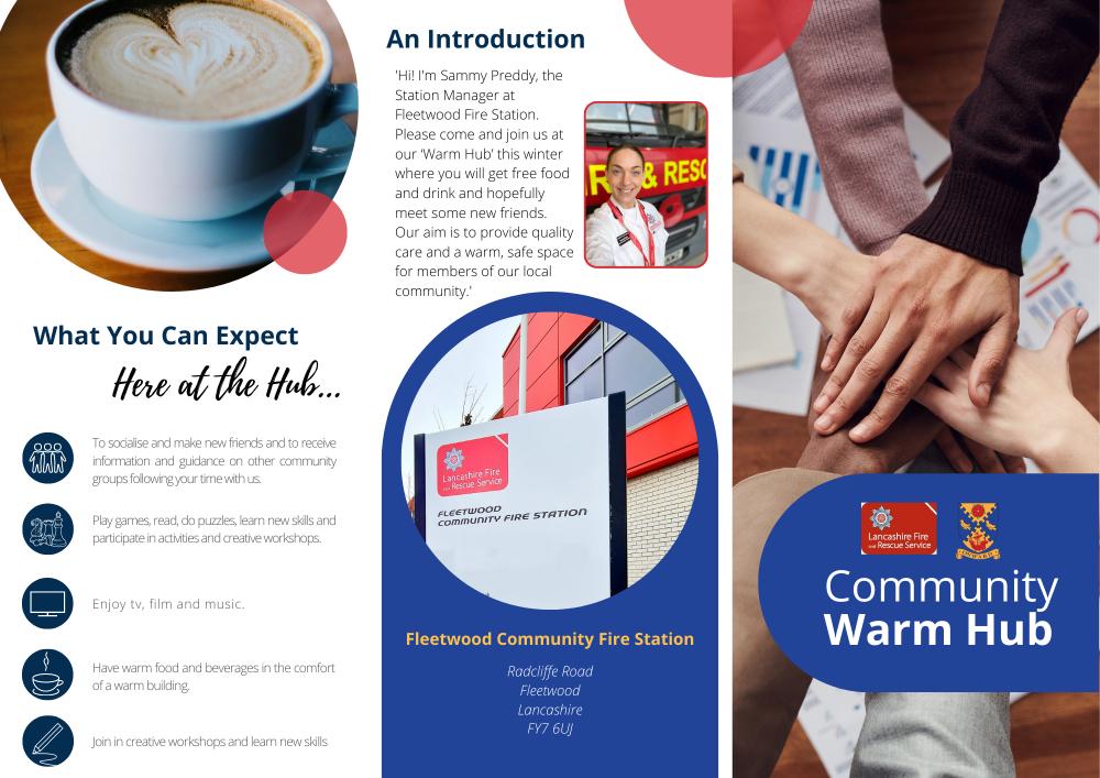 Community Warm Hub at Fleetwood Fire Station 2022/2023 Main Photo