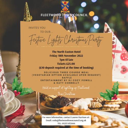 Fleetwood Festive Lights Christmas Party News Fleetwood Town Council
