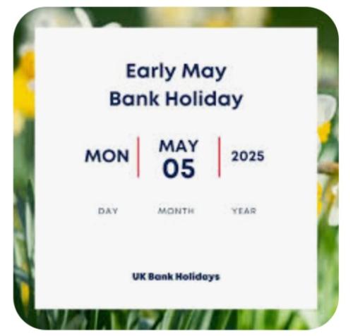Early May Bank Holiday - Office Closure