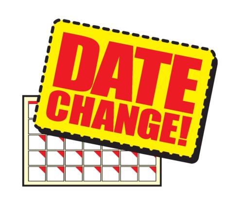 AGM - Change of Date